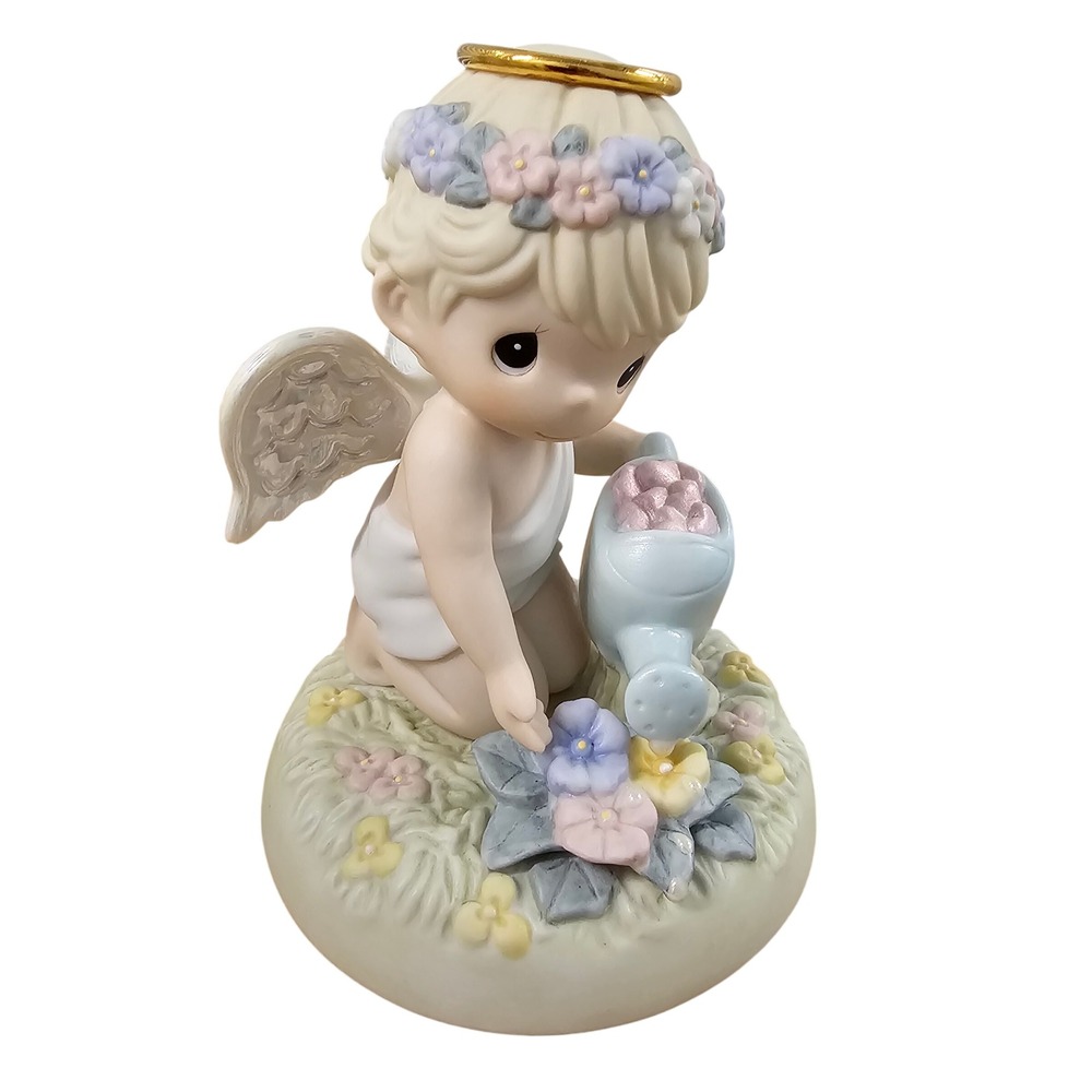 Precious Moments 2002 May Your Faith Grow With Daily Care Angel Figurine 108540